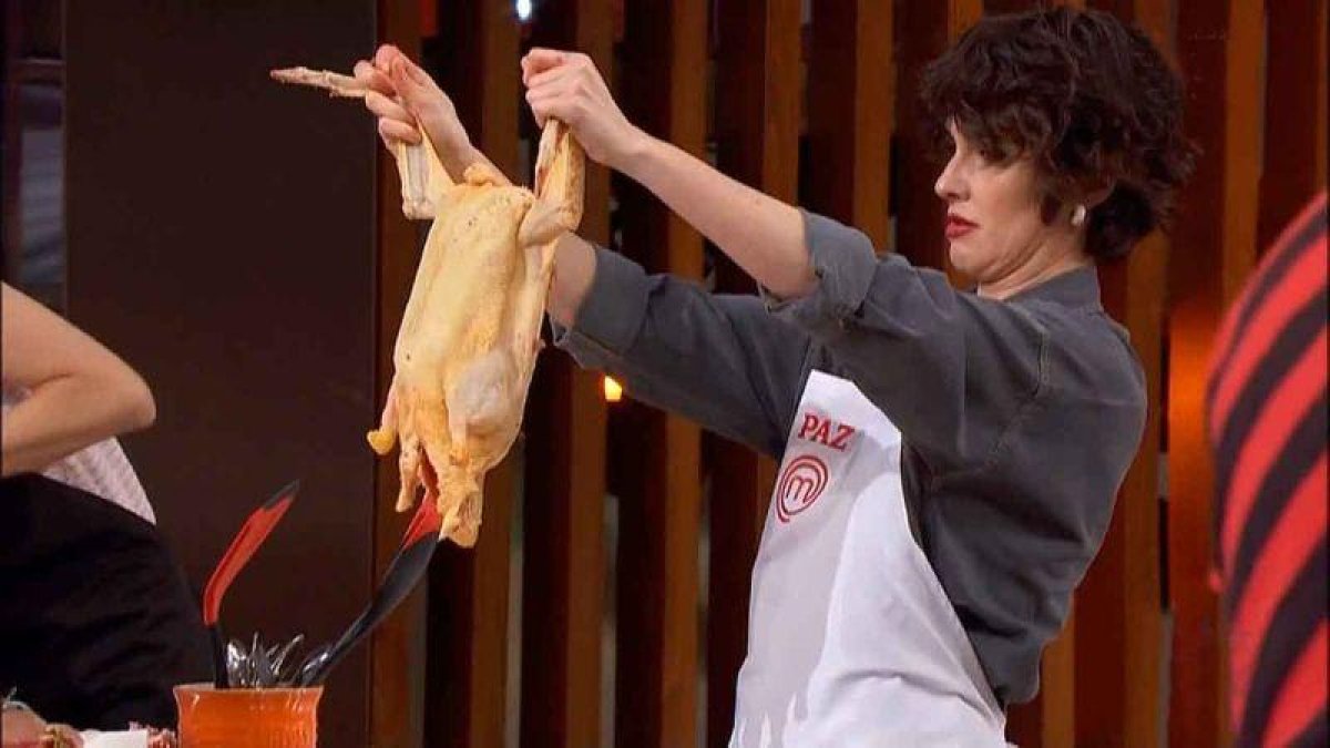 El pato de Paz Vega (Masterchef, TVE-1).