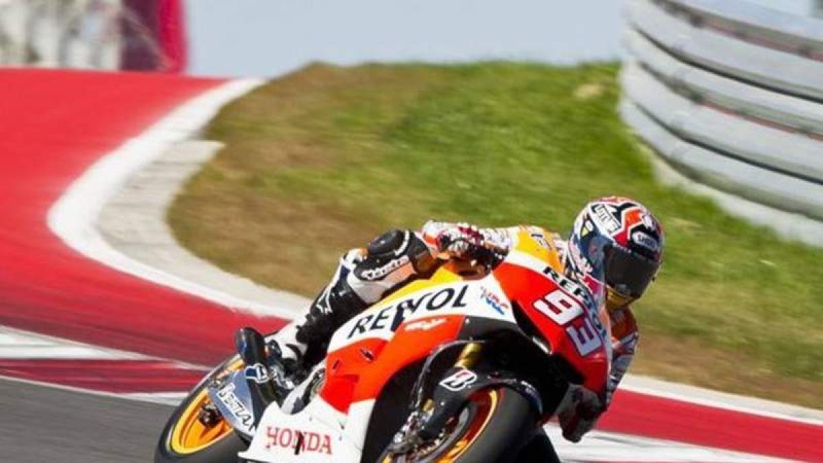 Márquez dejó patente su gran ritmo de entrenamientos.