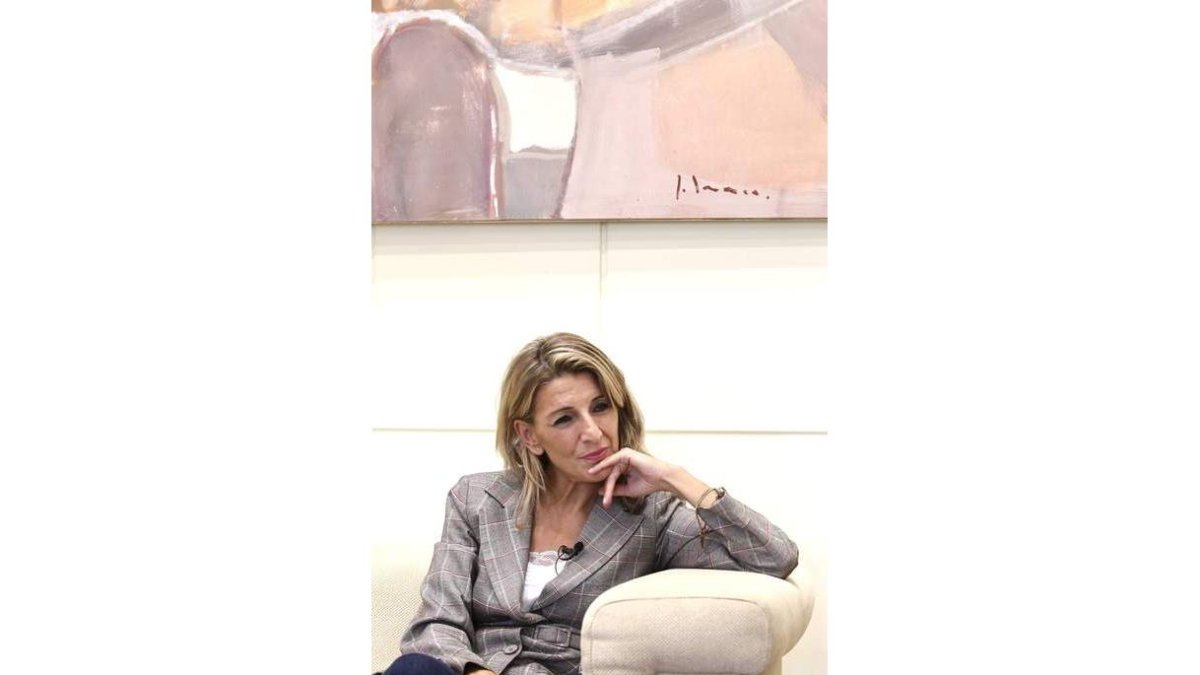 Yolanda Díaz, ministra de Trabajo. JORGE PARÍS