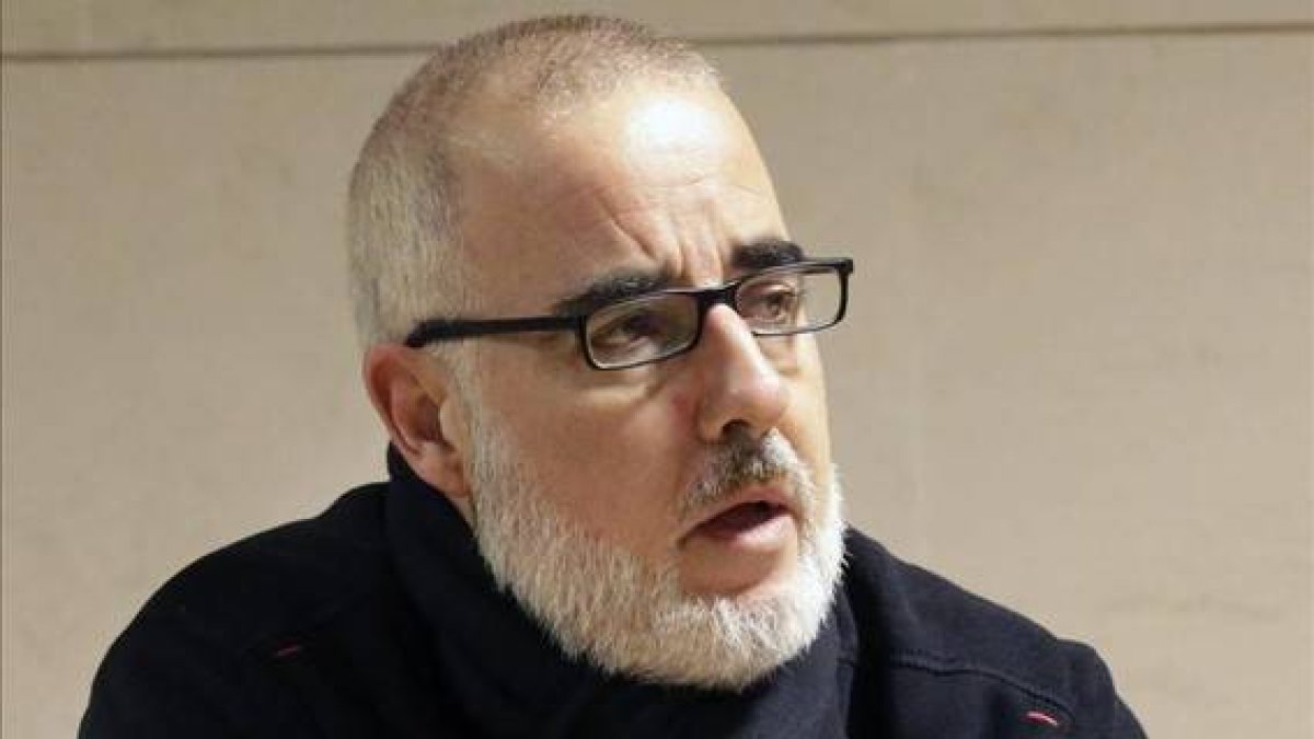 Alfonso Basterra, el jueves, en el juicio por la muerte de su hija, Asunta