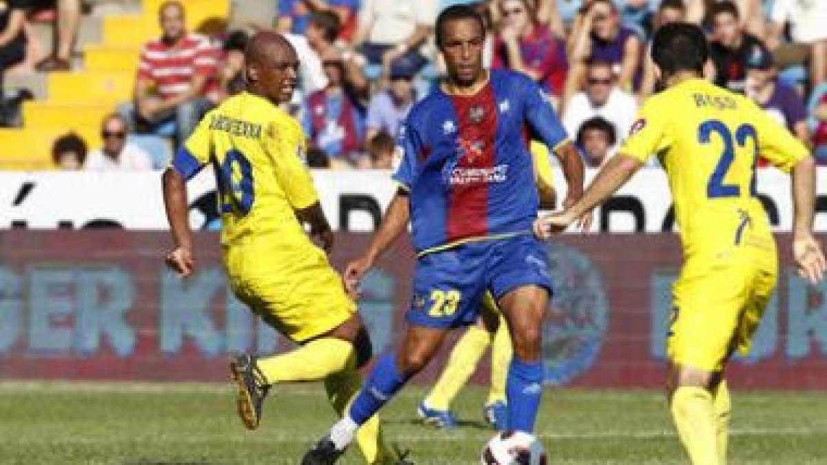 Valdo, en un partido del Levante de la presente temporada frente al Villarreal.