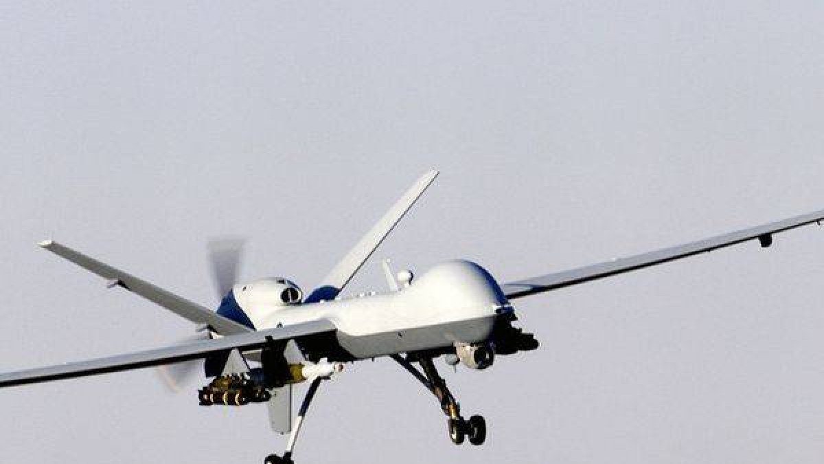 Un 'drone' estadounidense de uso militar, en una imagen de archivo.