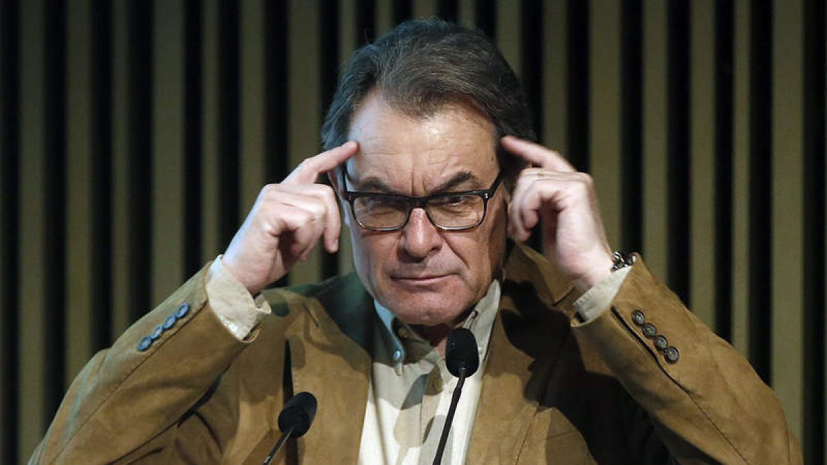 El presidente de CDC, Artur Mas. ANDREU DALMAU