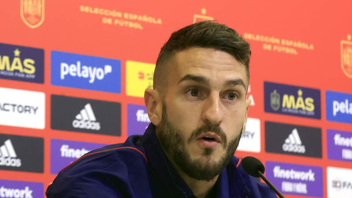 El jugador de la selección de fútbol Koke Resurrección confía en el combinado nacional. ZIPI ARAGÓN