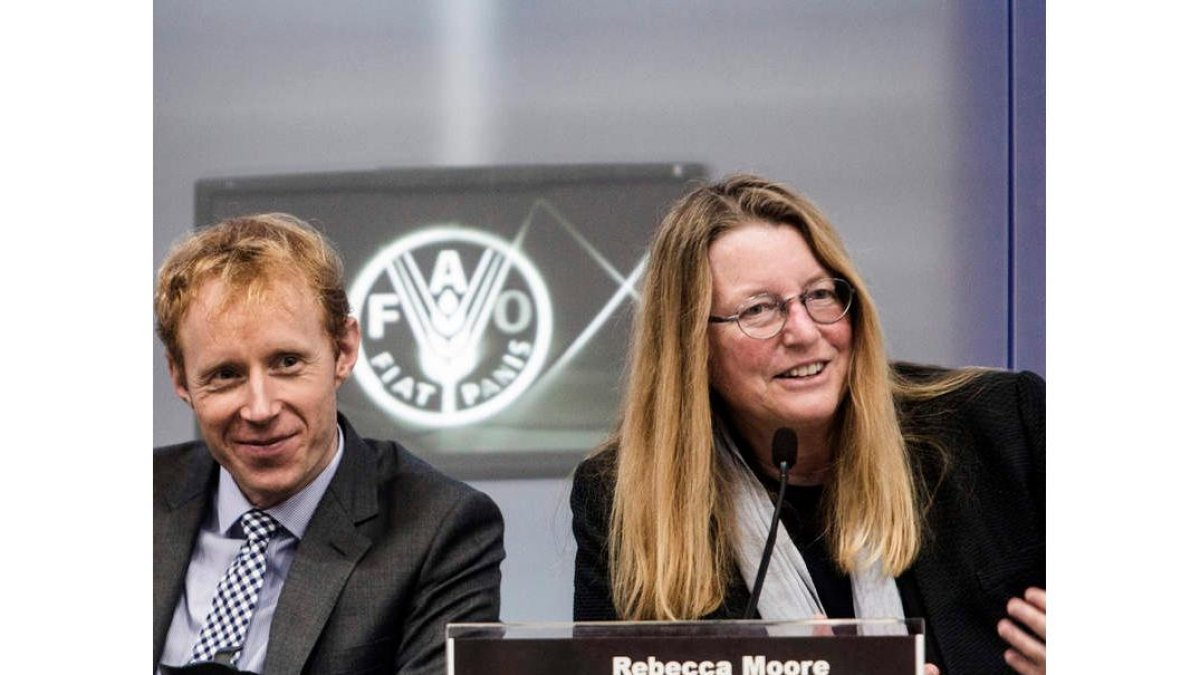 Brian Sullivan y Rebecca Moore. ALESSANDRA BENEDETI