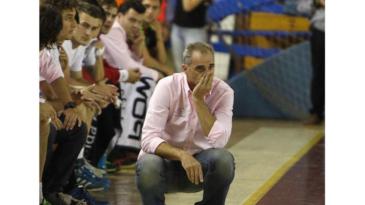 Rafa Guijosa, ayer durante el encuentro en el Palacio.