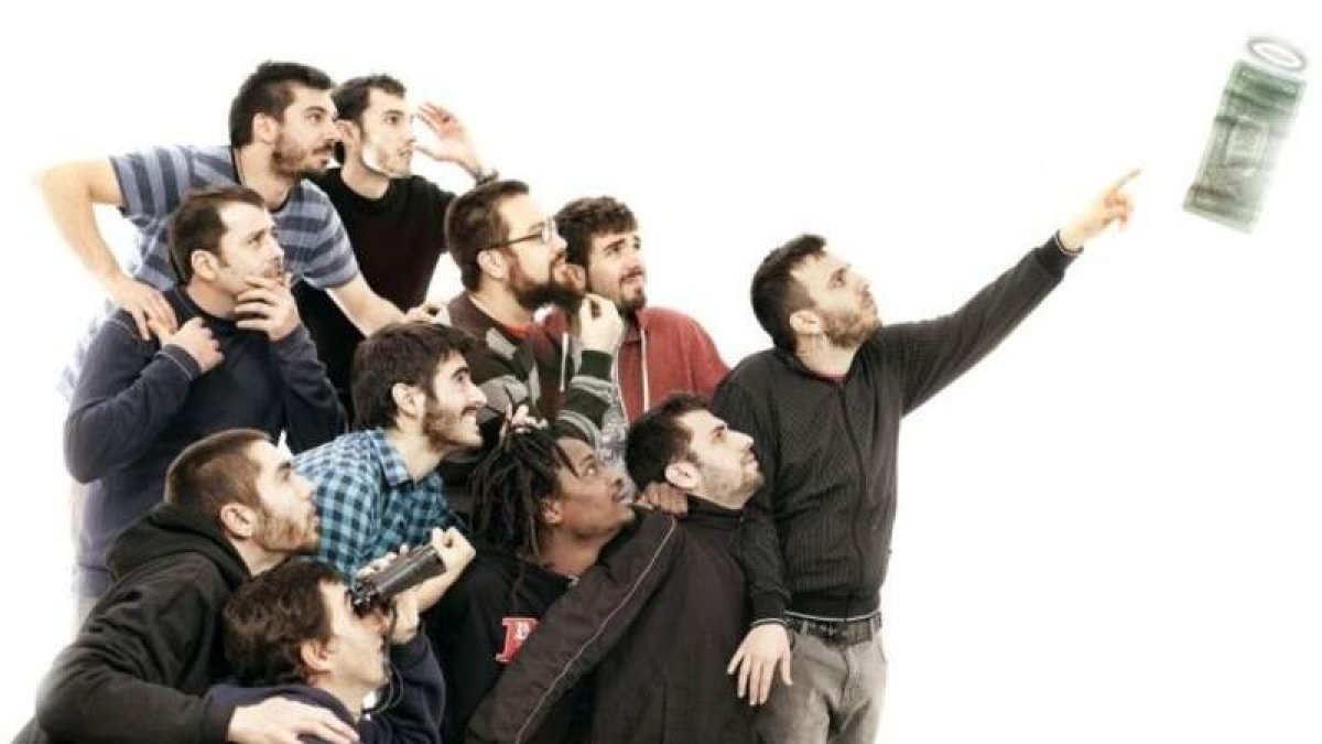 Una imagen de estudio del grupo La Raíz, que actuará el 19.