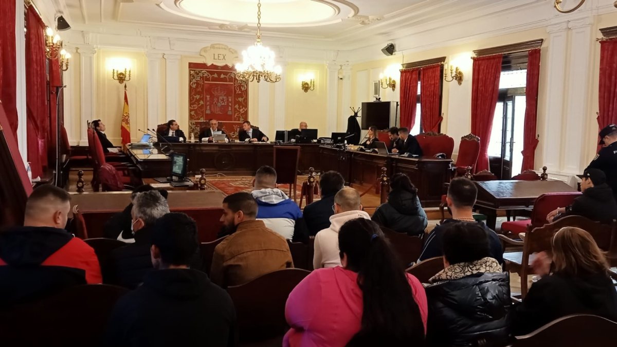 Un momento del juicio de hoy. J.NOTARIO