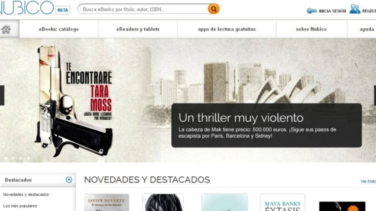Portal web de Nubico.es