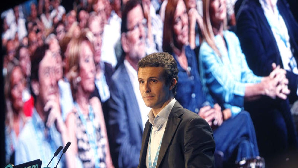 El vicesecretario de Comunicación, Pablo Casado.