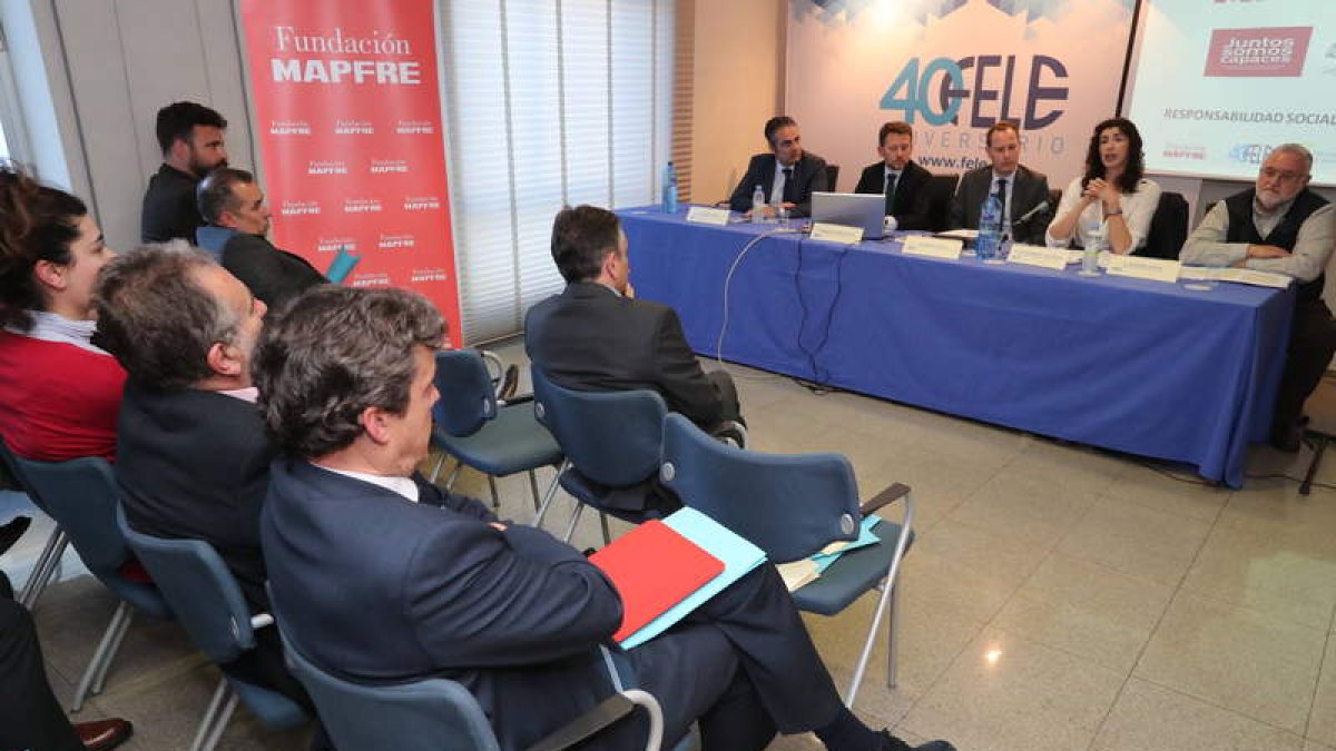 La jornada tuvo lugar ayer en la sede de la Fele. RAMIRO