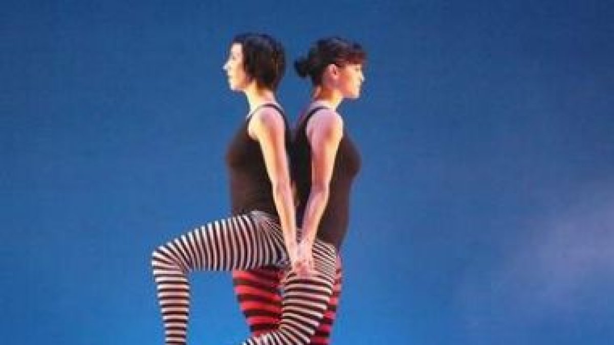 Bailarinas del espectáculo «Visto lo visto».