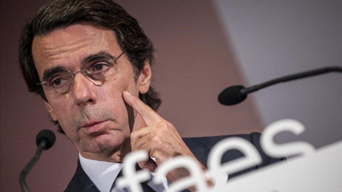 Aznar, en el foro FAES Valencia