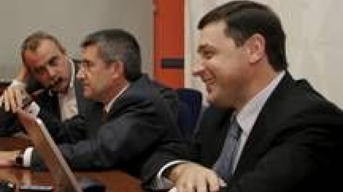 José Giménez, Francisco Fernández y Enrique Martínez, en el foro del pasado mes de octubre en León
