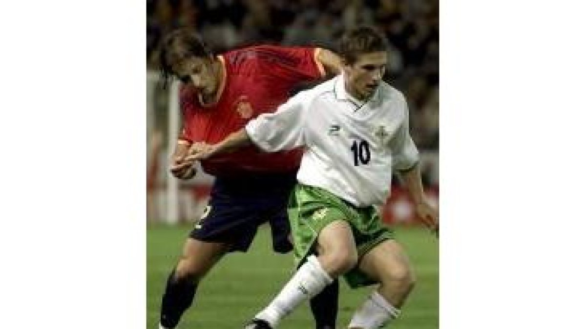 La selección española venció con facilidad a la de Irlanda del Norte ayer