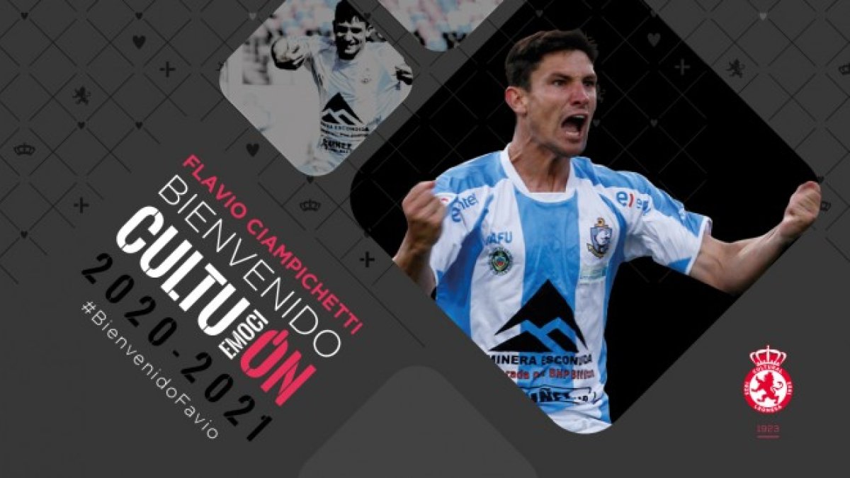 Nuevo fichaje de la Cultu, el argentino Flavio Ciampichetti. DL