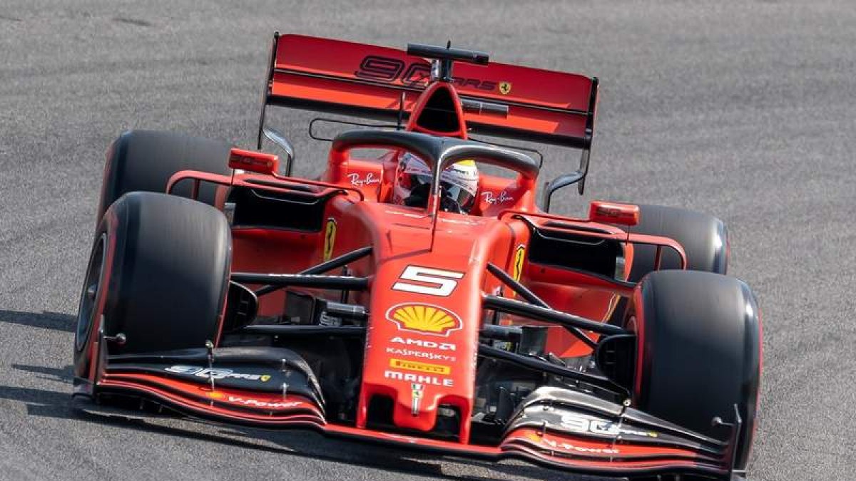 Los Ferrari dominaron la sesión de ayer. RONALD WITTEK
