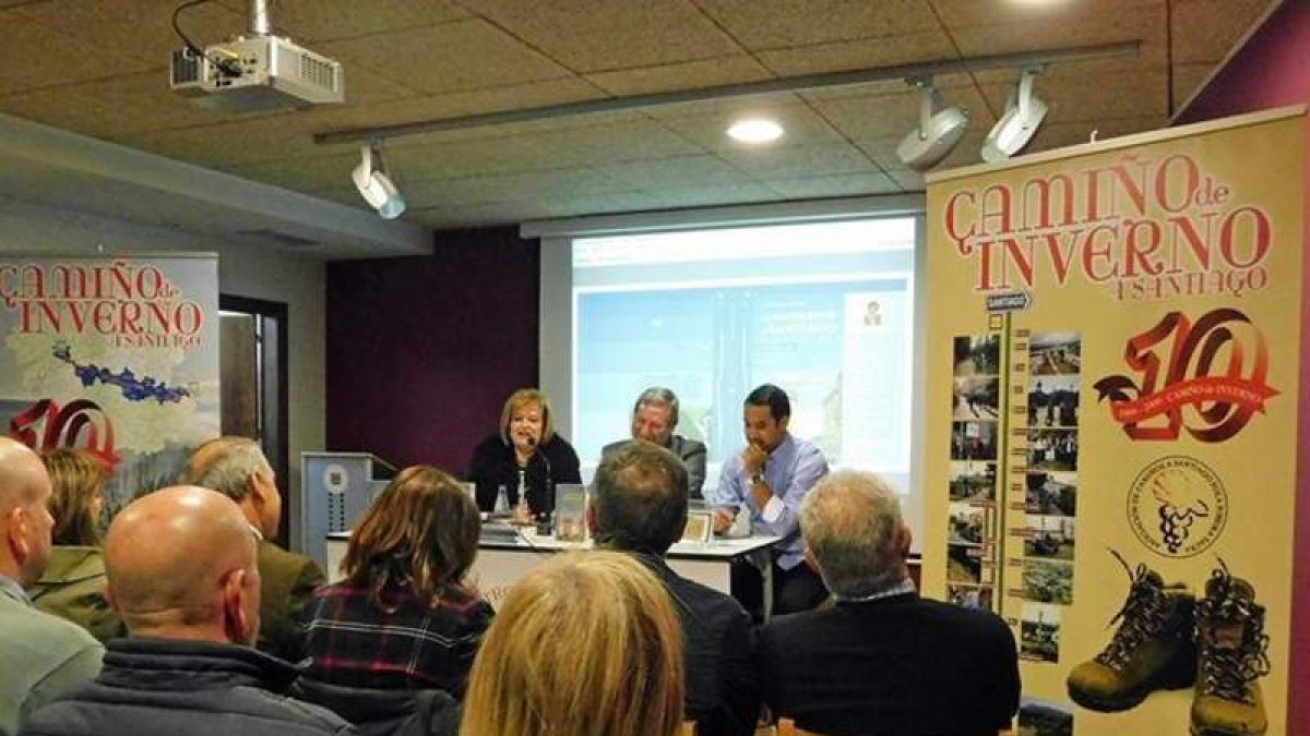 Presentación de la guía en Monforte de Lemos. DL