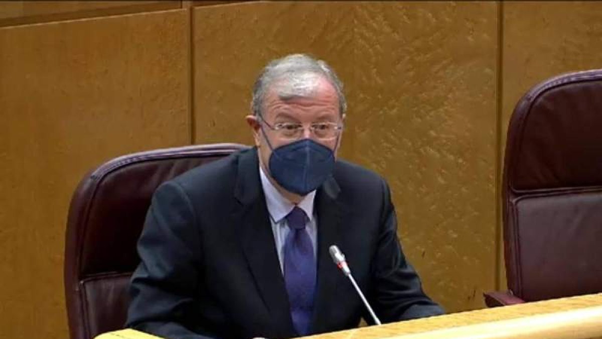 Silván, ayer en el Senado. DL