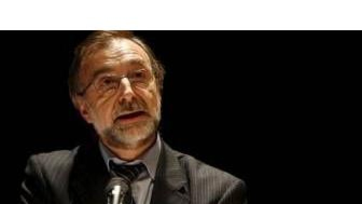 Ignacio Robles, ayer durante la conferencia sobre la Ley de Dependencia