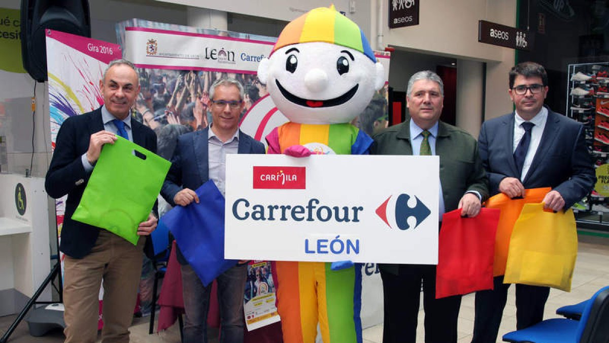 La Color Tour 2016 se presentó en Carrefour. DL