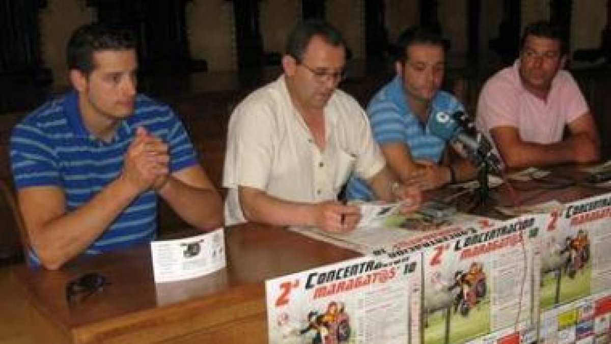 Un momento de la presentación de la concentración.