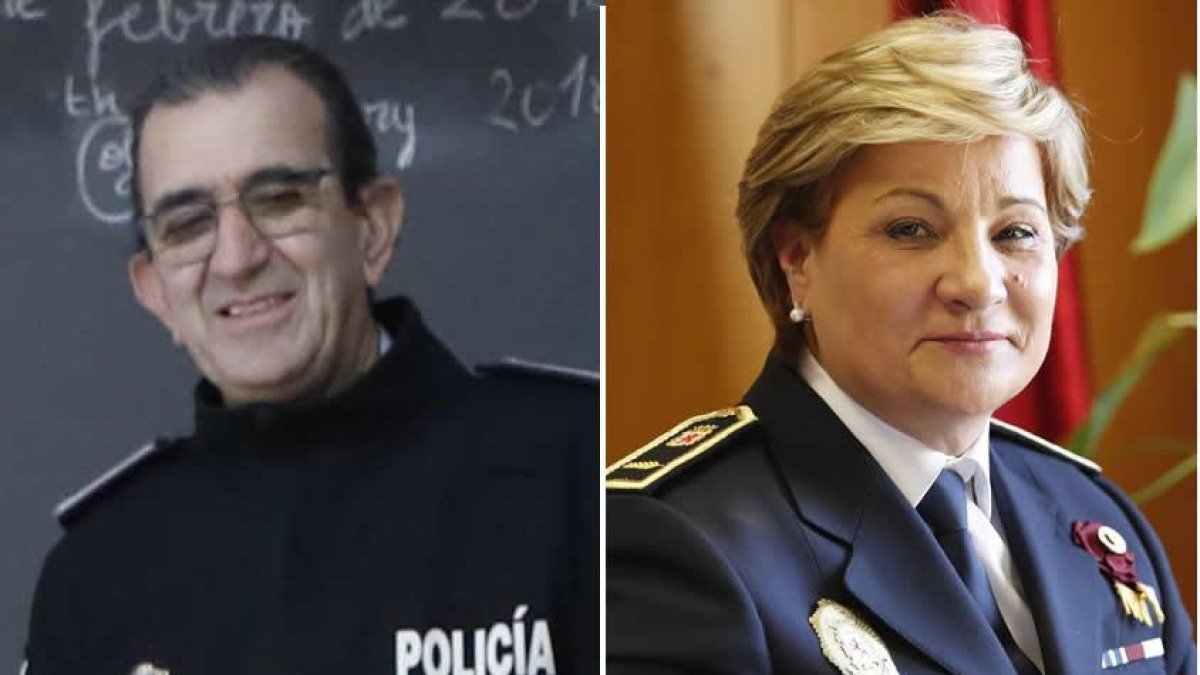 El intendente jefe, Martín Muñoz Navarro, que cumple los 65 años en noviembre, y la oficial mayor, Edelmira Martínez Pulgar que lo hará en diciembre.