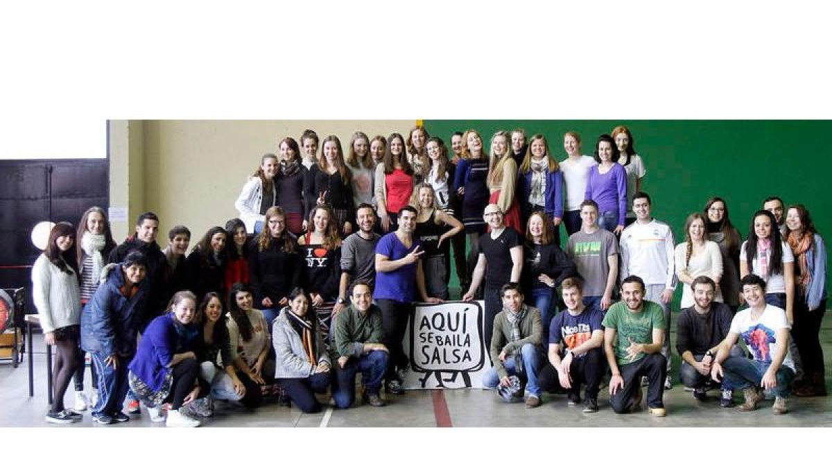 La Universidad de León cerró ayer los actos de bienvenida organizados para los nuevos Erasmus con un encuentro en el campus.