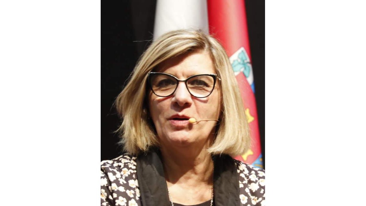 Mari Paz Martínez, alcaldesa de Fabero. L. DE LA MATA