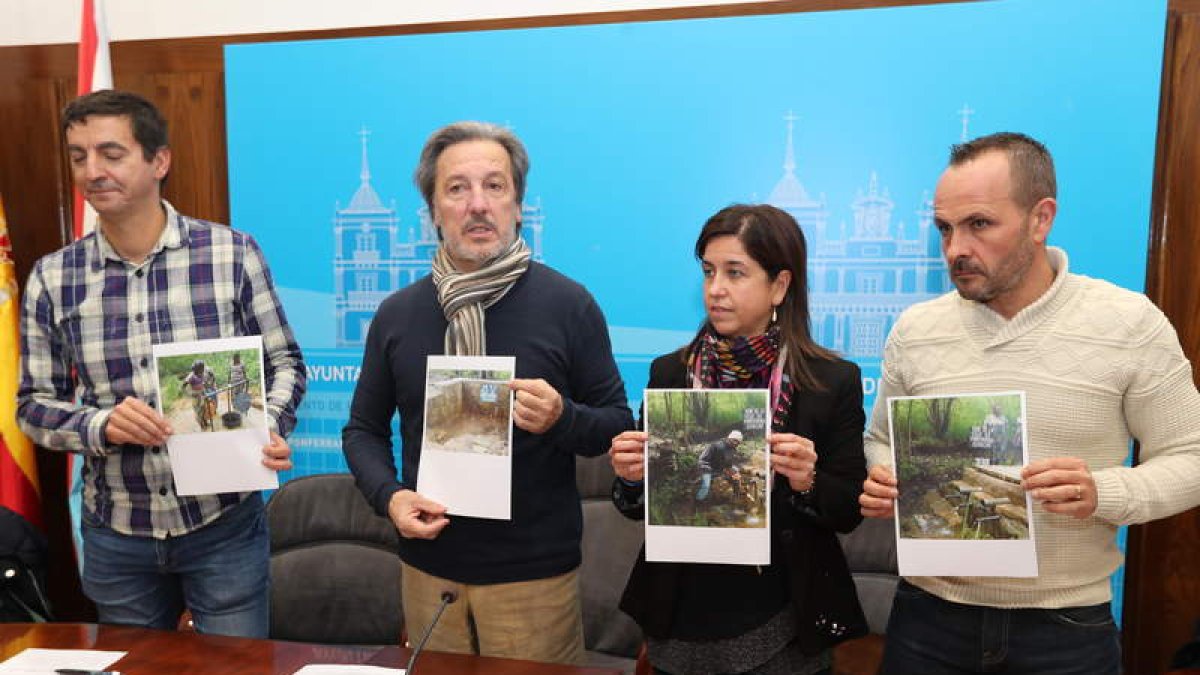 Juan Carlos Ruiz, Pedro Muñoz, Alexia Picos y Roberto Bello. DE LA MATA