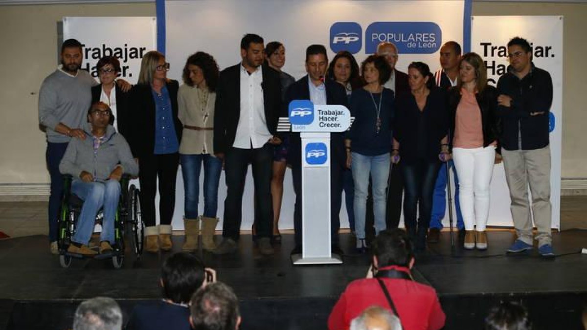 El equipo del PP de La Bañeza