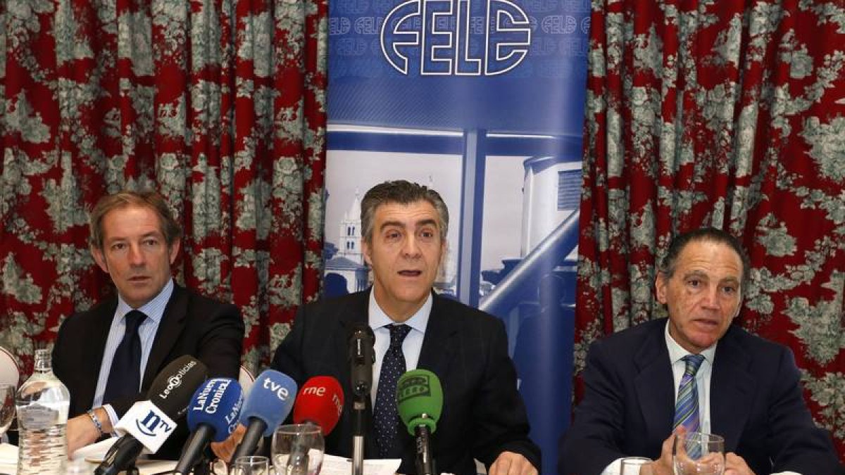 Javier Cepedano, presidente de la Fele, en el balance del año 2014 y ofrece las previsiones de 2015