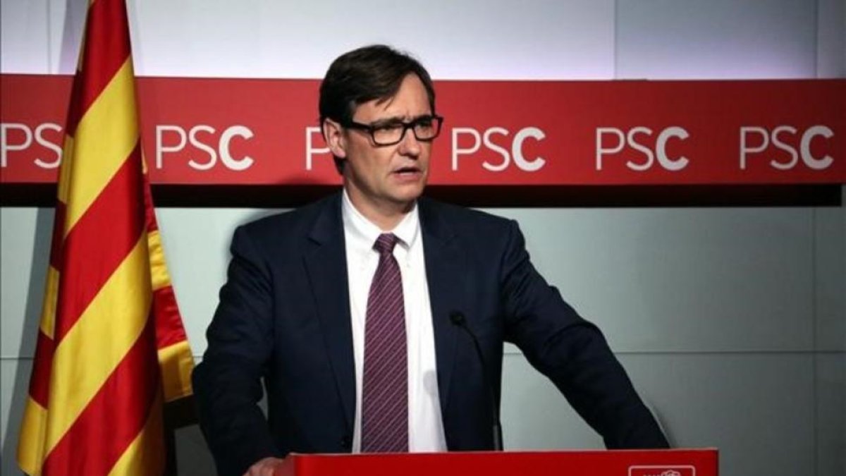 El secretario de organización del PSC, Salvador Illa.