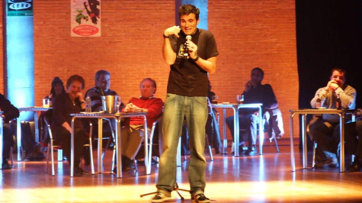 Ramón Larrodera, en su actuación del año pasado en el Teatro Municipal.