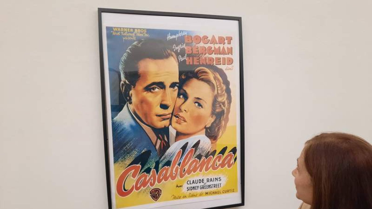 Retrato del actor de cine estadounidense Humphrey Bogart, protagonista de ‘Casablanca’. EFE
