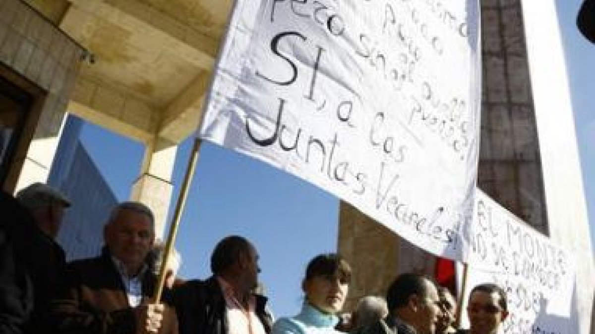 Imagen de archivo de una protesta por la Ley de Montes en León