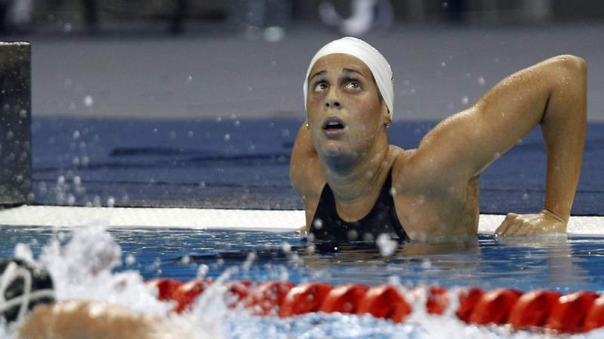 Érika Villaécija cumplió en la segunda jornada del Nacional aunque no sumó más medallas.