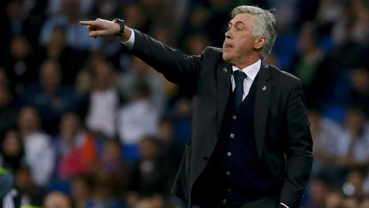Carlo Ancelotti, durante su etapa como entrenador del Real Madrid.