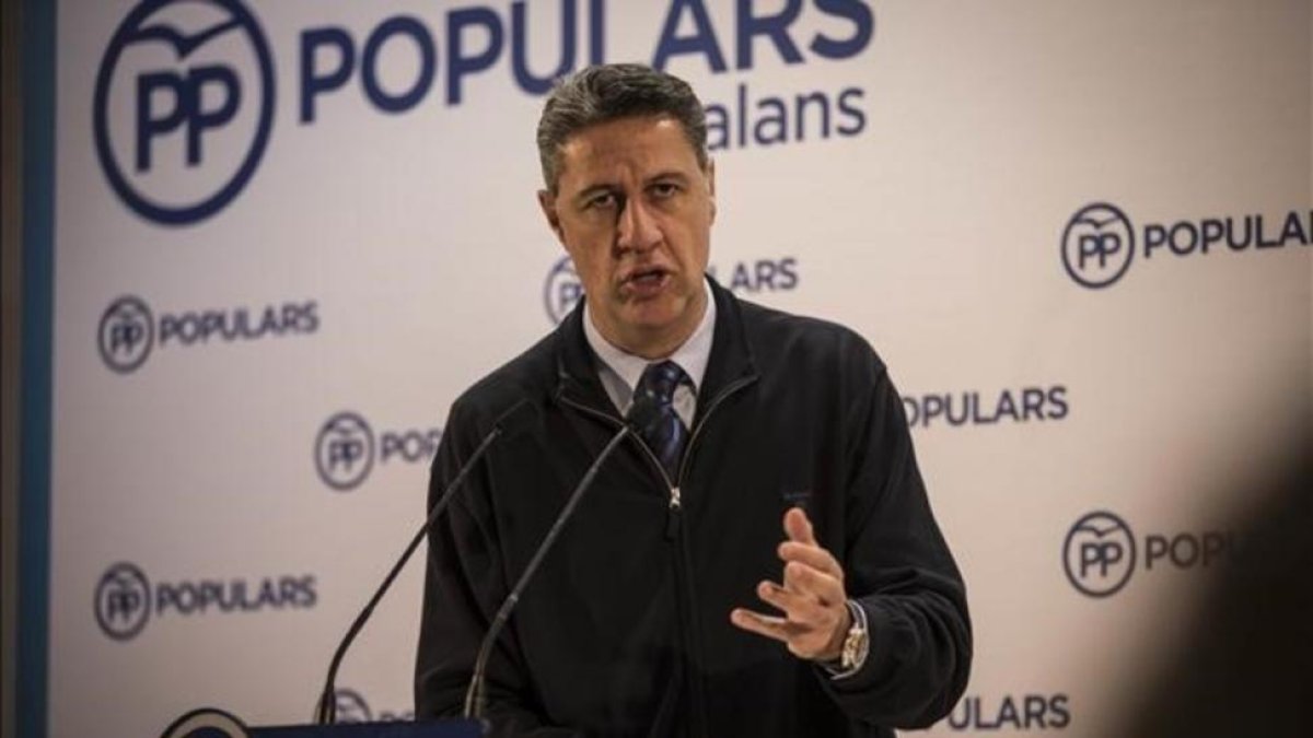 El canadidato del PPC, Xavier García Albiol.