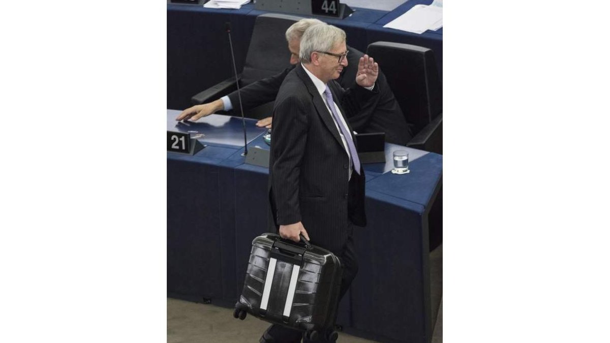 Jean-Claude Juncker en el Parlamento Europeo. PATRICK SEEGER