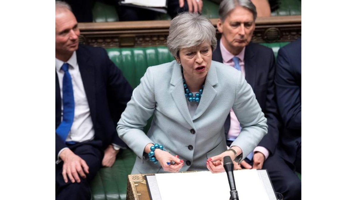 La primera ministra del Reino Unido, Theresa May. MARK DUFFY