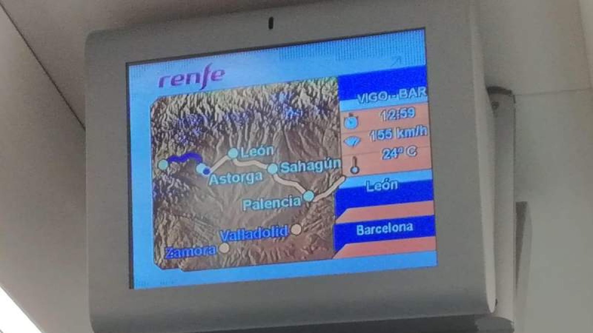 Velocidad del Alvia: 155 km/h como máximo de Astorga a León