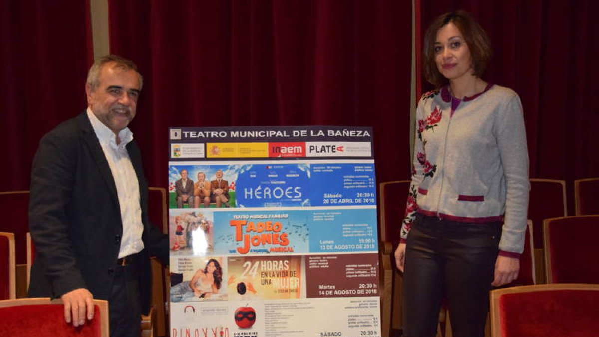 Palazuelo y Martínez presentaron la programación. R. PRIETO