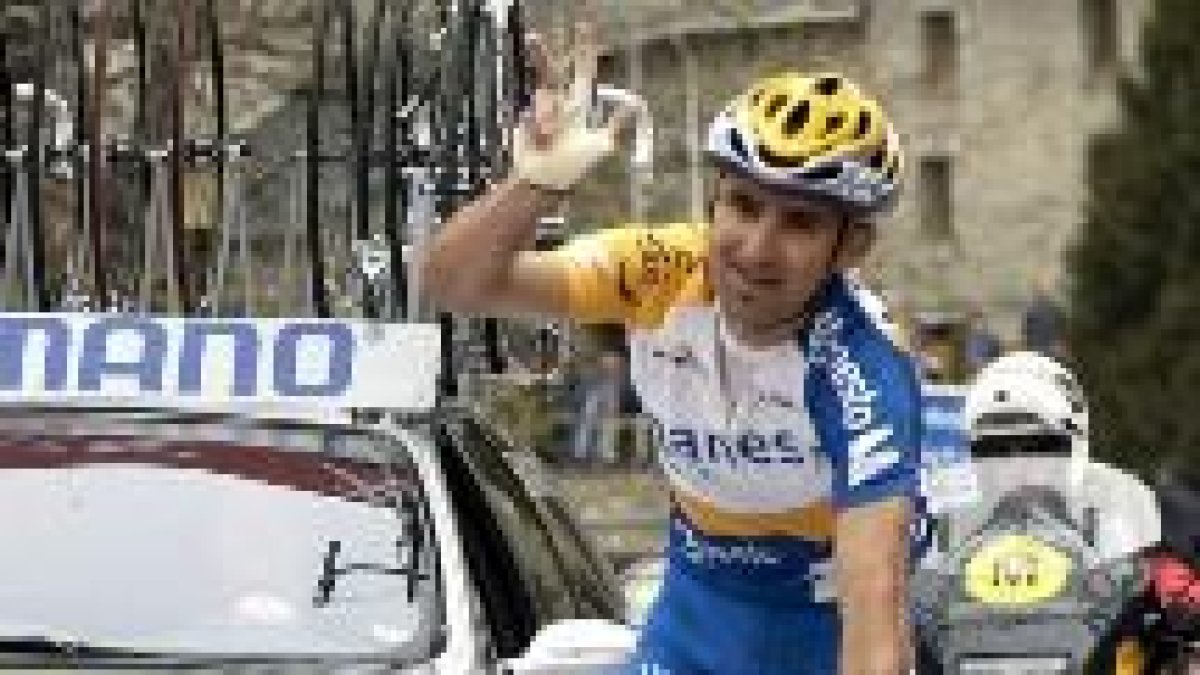 El buen hacer de Leonardo Piepoli le sirvió para llegar el primero a la meta de Cerler