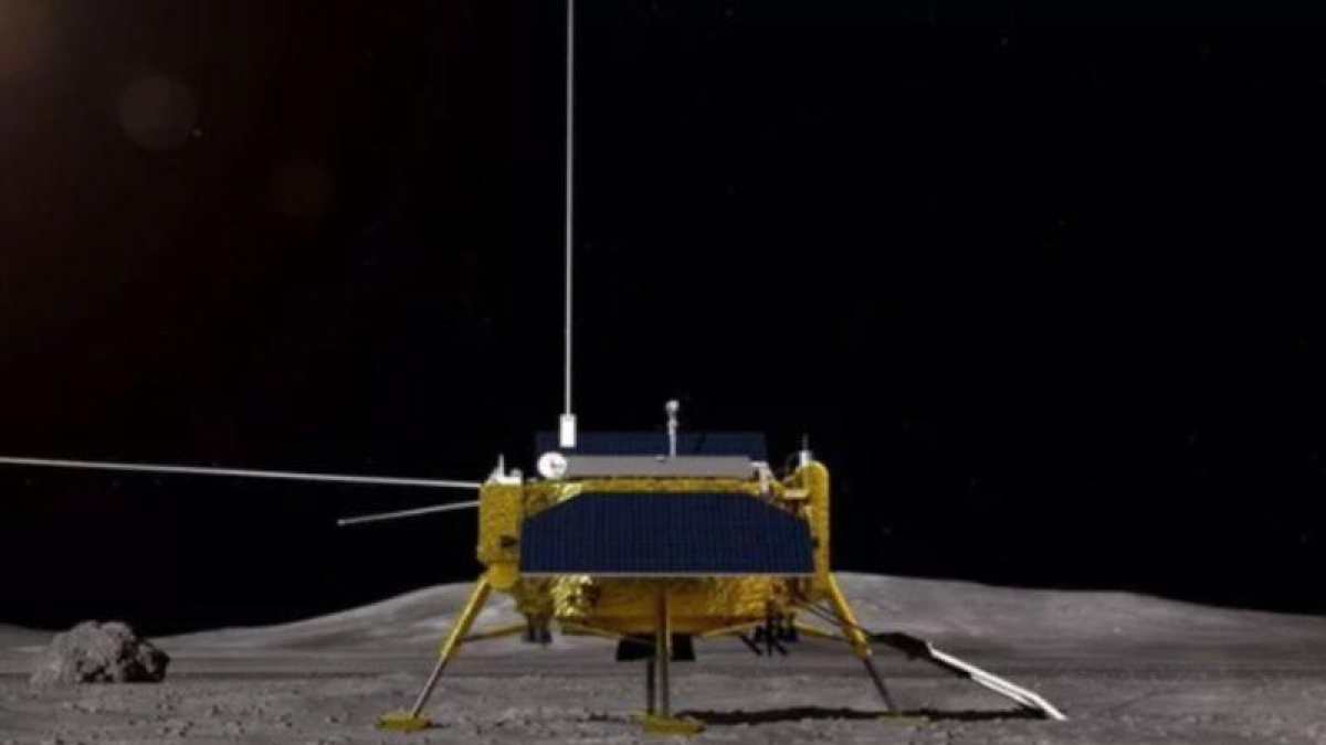 Imagen de la sonda que China envía a explorar la cara oculta de la luna.