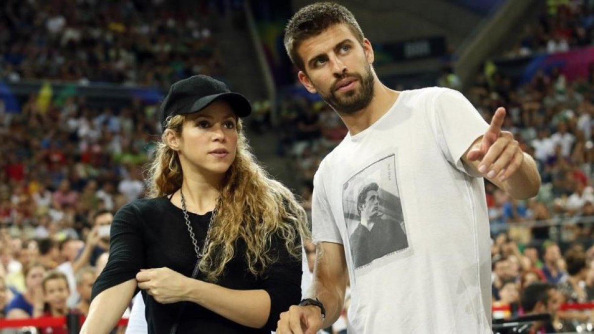 Shakira y gerard Piqué.