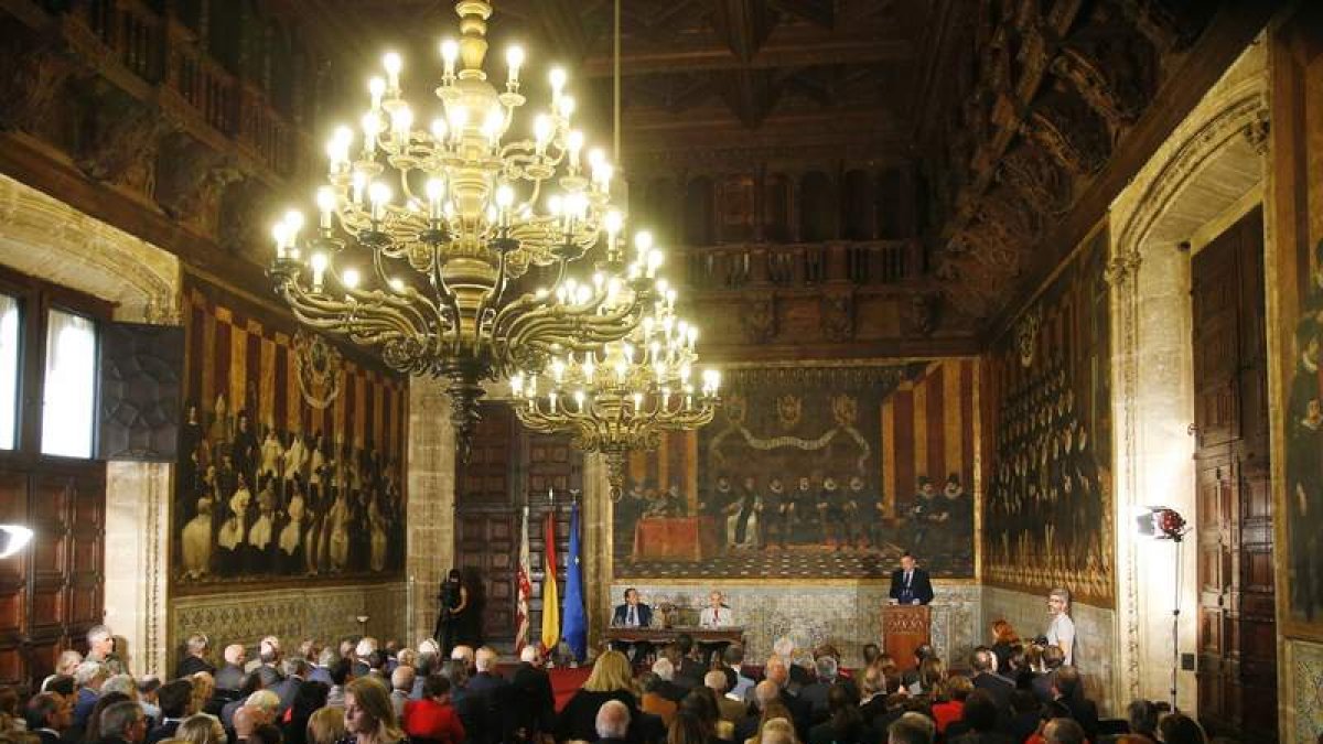 Imagen de la ceremonia de la entrega de los galardones Rey Jaime I. KAI FORSTERLING