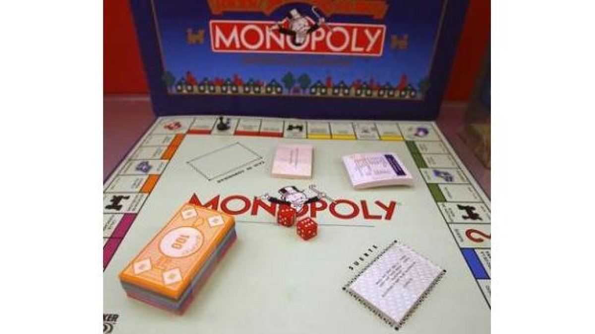 Detalle de una de las ediciones conmemorativas del «Monopoly».