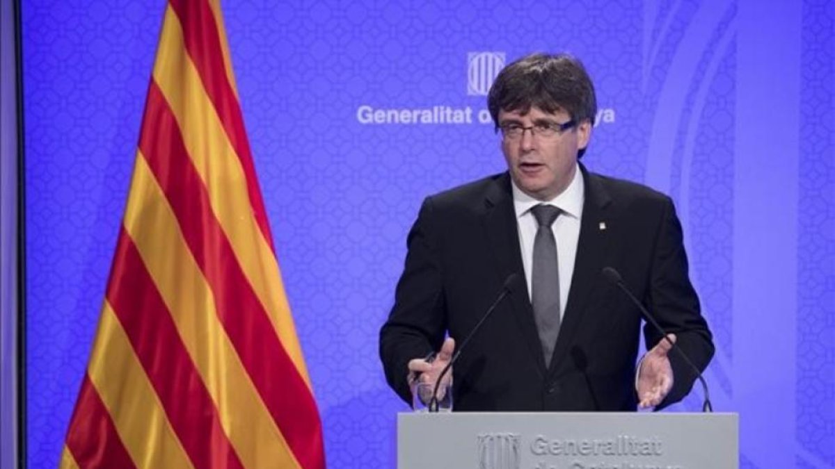 El president de la Generalitat, Carles Puigdemont.