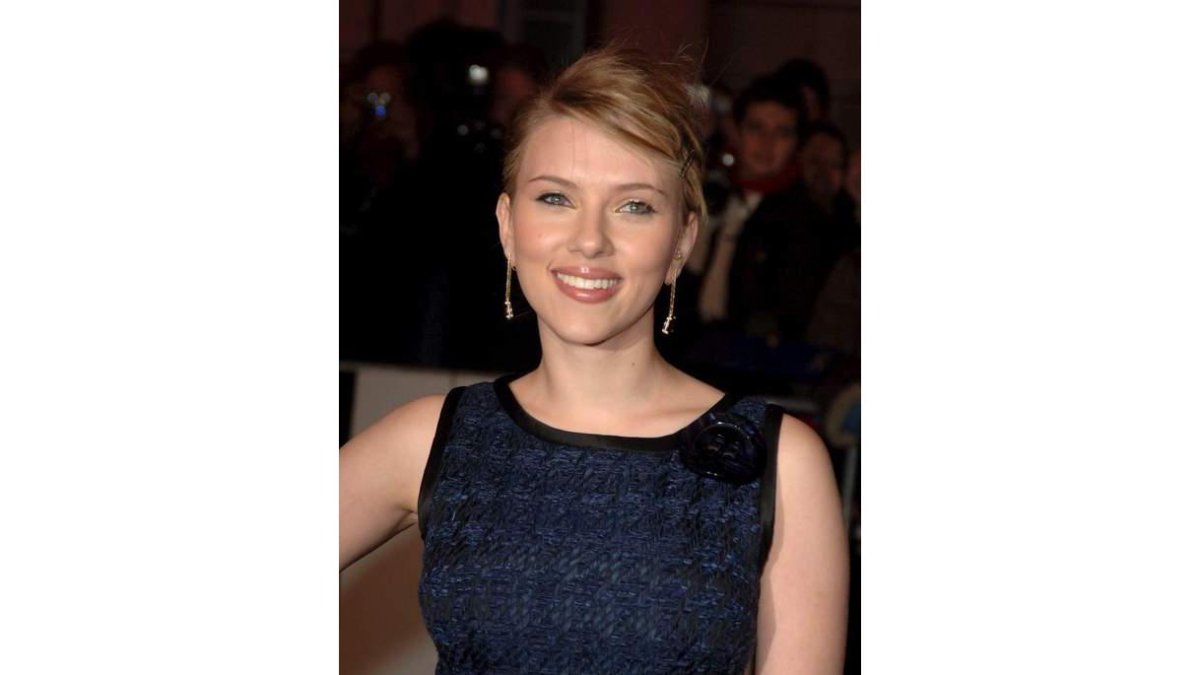 Scarlett Johansson posa durante la pesentación de la película ‘Match Point’.